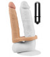 Телесная вибронасадка для двойного проникновения The Ultra Soft Double-Vibrating - 15,8 см.