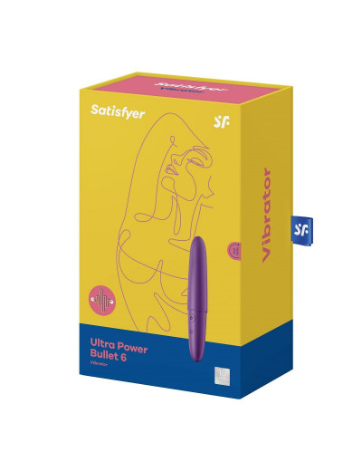Фиолетовый мини-вибратор Ultra Power Bullet 6