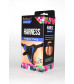 Сине-чёрные трусики с плугом Kanikule Strap-on Harness Anatomic Thong