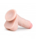 Телесный фаллоимитатор Realistic Dildo - 17,5 см.
