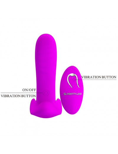 Лиловый мультифункциональный вибратор Remote Control Massager