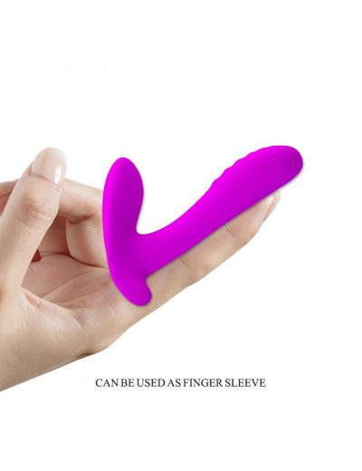 Лиловый мультифункциональный вибратор Remote Control Massager