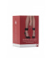 Чёрно-красные двусторонние оковы на ноги Reversible Ankle Cuffs