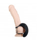 Эрекционное кольцо с вибрацией и стимуляцией мошонки Vibrating Ball Cradle