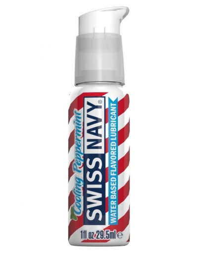 Лубрикант Swiss Navy Cooling Pepermint Lube с ароматом мяты - 29,5 мл.