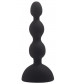 Черный анальный вибростимулятор Anal Beads S - 14,5 см.