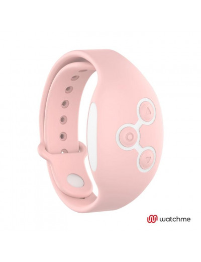 Голубой вибратор для пар с нежно-розовым пультом-часами Weatwatch Dual Pleasure Vibe
