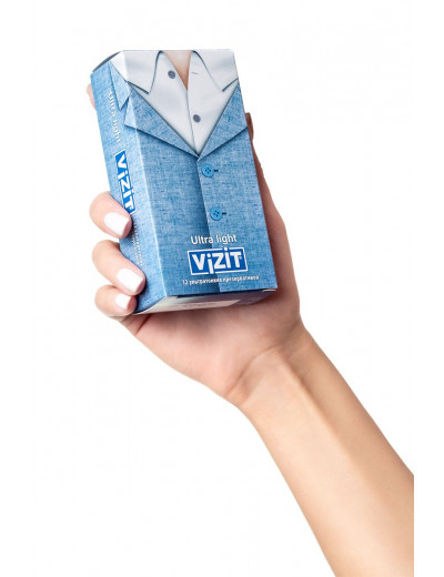 Ультратонкие презервативы VIZIT Ultra light - 12 шт.