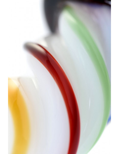 Коническая стеклянная анальная втулка Sexus Glass - 16 см.