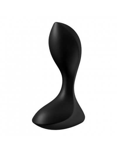 Чёрный вибромассажёр простаты Satisfyer Backdoor Lover - 14 см.