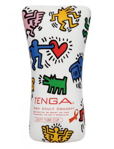 Мастурбатор-туба Keith Haring Soft Tube CUP