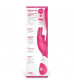 Розовый вибратор The Come Hither Rabbit XL с  манящим  эффектом