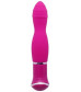 Розовый вибратор ECSTASY Rippled Vibe - 19,5 см.