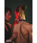 Черный кляп Love Addict на замочке