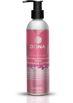 Увлажняющий массажный лосьон DONA Flirty Blushing Berry - 235 мл.