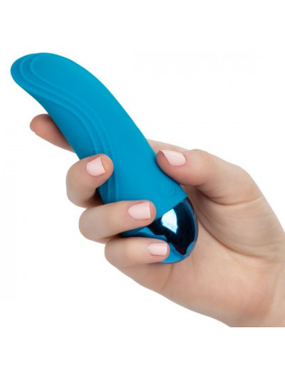 Голубой мини-вибратор Tremble Tickle - 12,75 см.