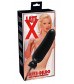 Чёрный надувной фаллоимитатор из латекса Inflatable Latex Dildo - 20 см.