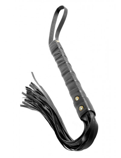 Черная плеть First Time Flogger - 63,5 см.