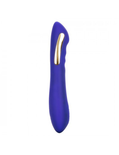 Фиолетовый вибратор с электростимуляцией Intimate E-Stimulator Petite Wand - 18,5 см.