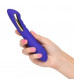 Фиолетовый вибратор с электростимуляцией Intimate E-Stimulator Petite Wand - 18,5 см.