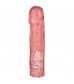 Розовая фаллическая насадка Vac-U-Lock 8  Crystal Jellies Dong - 20,3 см.