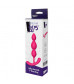 Розовый анальный стимулятор SILKY SMOOTH T-TEARDROP - 11 см.