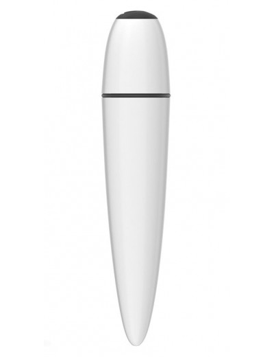 Белый мини-вибратор IJOY Rechargeable Power Play - 10,5 см.