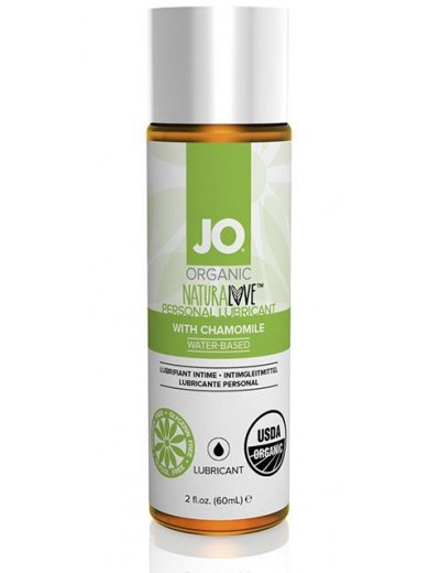 Лубрикант на водной основе с экстрактом ромашки JO NATURALOVE ORIGINAL - 60 мл.