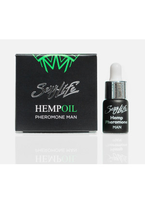 Ароматическое масло с феромонами Sexy Life HEMPOIL man - 5 мл.