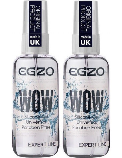 Набор универсальных смазок на силиконовой основе Egzo Wow Expert Line - 2 х 50 мл.
