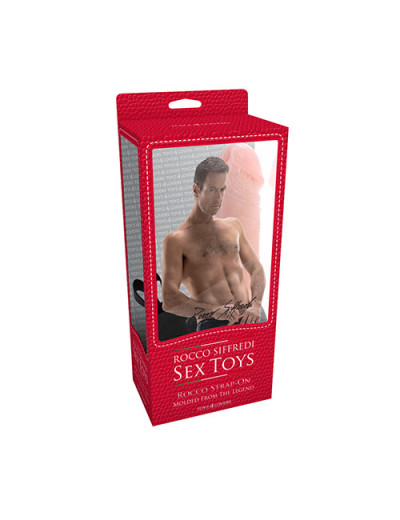 Телесный полый страпон на регулируемых ремешках ROCCO REALISTIC STRAP ON - 23 см.