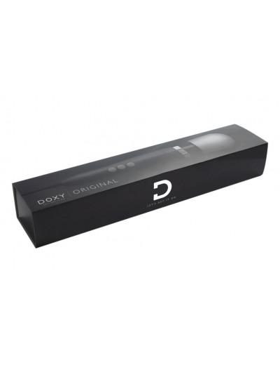 Черный жезловый вибратор Doxy Original - 34 см.