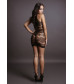 Пикантное мини-платье с кружевным рисунком Criss Cross Neck Mini Dress