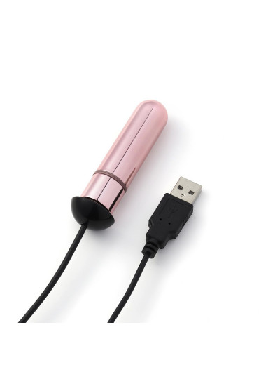 Пудровая вибропуля Shine Mini Rechargeable Bullet - 6,7 см.