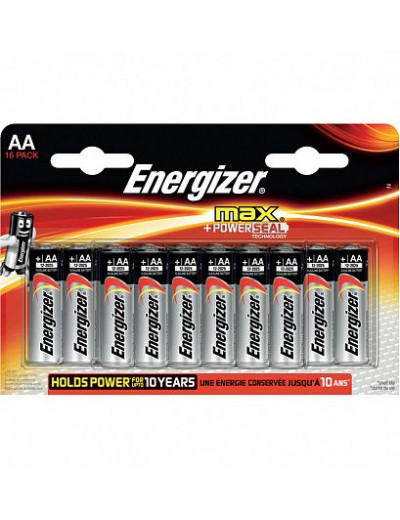 Батарейки Energizer MAX AA/LR6 1,5V - 16 шт.