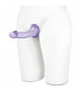 Фиолетовый безремневой страпон Strapless Strap-On