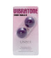 Фиолетовые вагинальные шарики VIBRATONE DUO BALLS PURPLE BLISTERCARD
