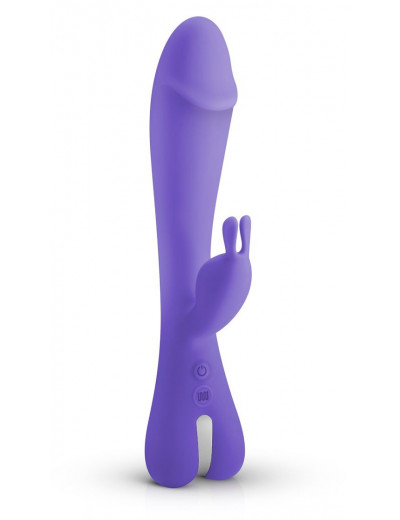 Фиолетовый вибратор-кролик Trix Rabbit Vibrator - 22,5 см.