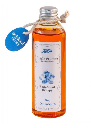 Массажное масло Triple Pleasure Spa Organica - 100 гр.