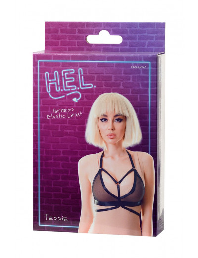 Черная портупея H.E.L. Tessie