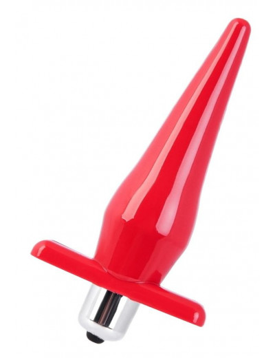 Красная водонепроницаемая вибровтулка Black Red - 12,7 см.