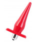 Красная водонепроницаемая вибровтулка Black Red - 12,7 см.