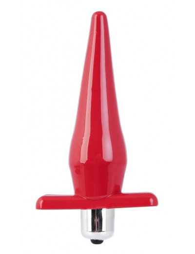 Красная водонепроницаемая вибровтулка Black Red - 12,7 см.
