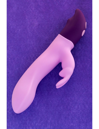 Сиреневый вибратор-кролик Hello Rabbit - 24,5 см.