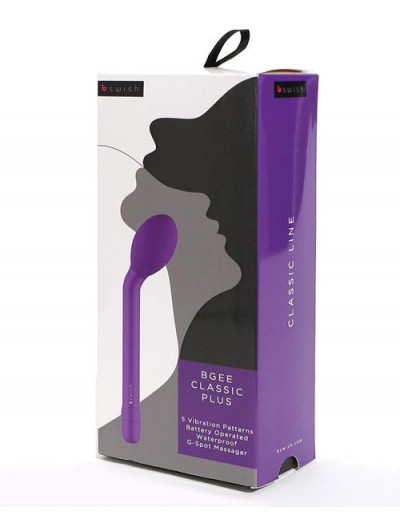 Фиолетовый G-стимулятор Bgee Classic Plus - 20 см.