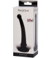 Чёрный анальный стимулятор Rapier Plug - 15 см.