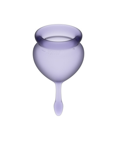 Набор фиолетовых менструальных чаш Feel good Menstrual Cup