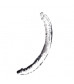 Прозрачный гелевый двусторонний фаллоимитатор JELLY JOY TWIN COBRA CLEAR DOUBLE DONG - 36 см.