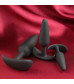 Набор из 3 черных анальных пробок