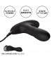 Черный массажер простаты Eclipse Beaded Probe - 12,75 см.